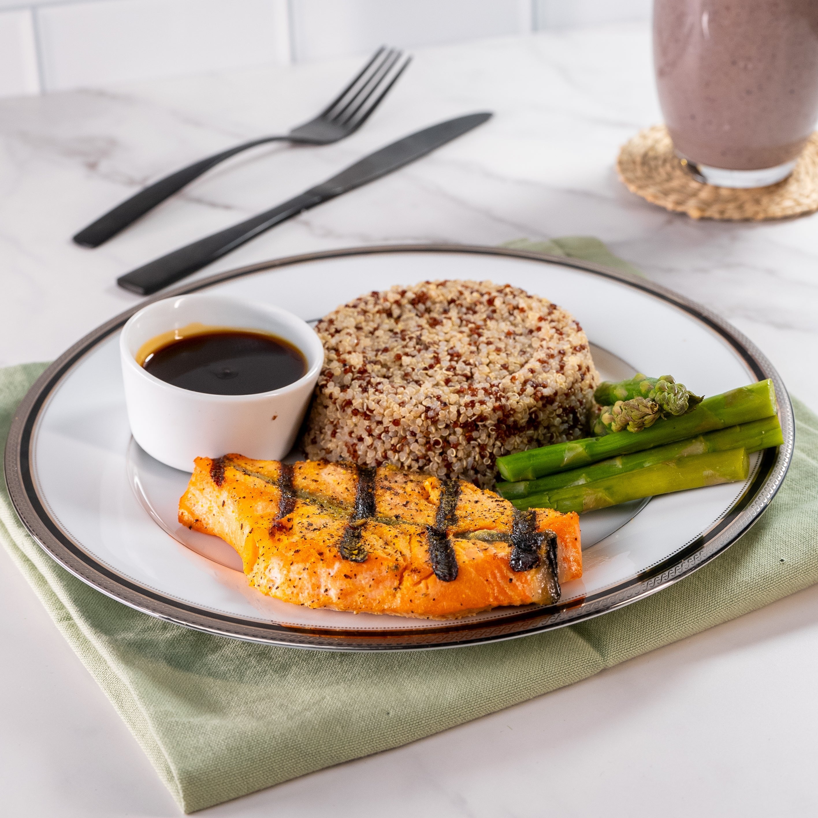 Glazed Teriyaki Salmon – SouzaFit