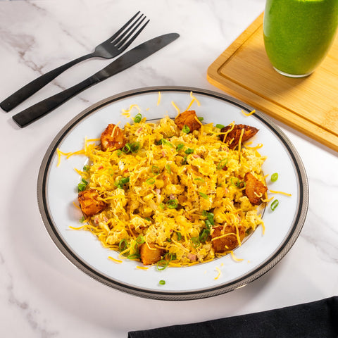 Shredded Chicken Omelette