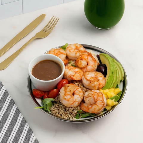 Tropical Shrimp Quinoa Salad