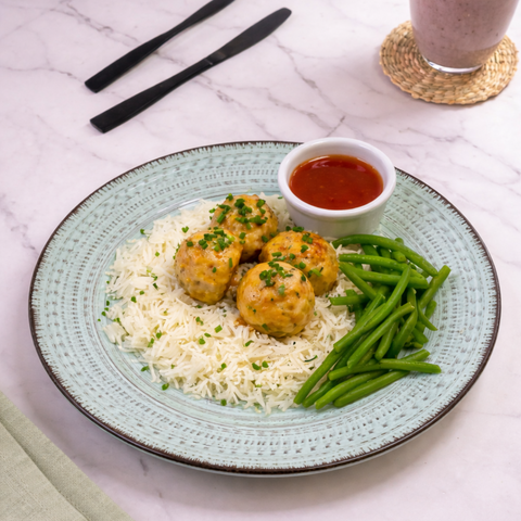 Sweet Chili Turkey Meatballs 🌶️