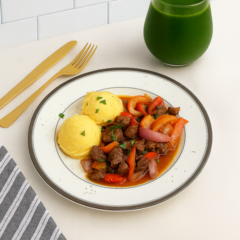 El Beef Saltado