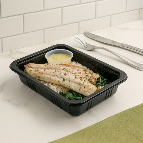 Lemon Garlic Branzino